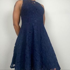 BB Dakota Dark Blue Sleeveless Dress